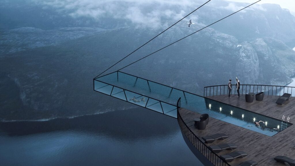 Los 5 hoteles del mundo con piscinas infinitas en lugares remotos que casi nadie visita »